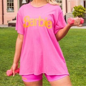 NEW Show Me Your Mumu Barbie Zuma Beach Tee Shirt Pink XS